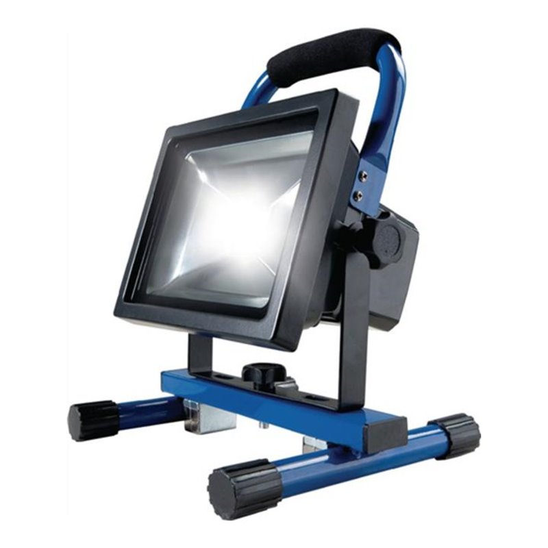 LED Strahler m.Akku 20W SMD LED 8A Lithium Batterie ca.1300Lm IP65