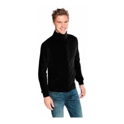 Fleecejacke, Gr. XXL, schwarz-grau