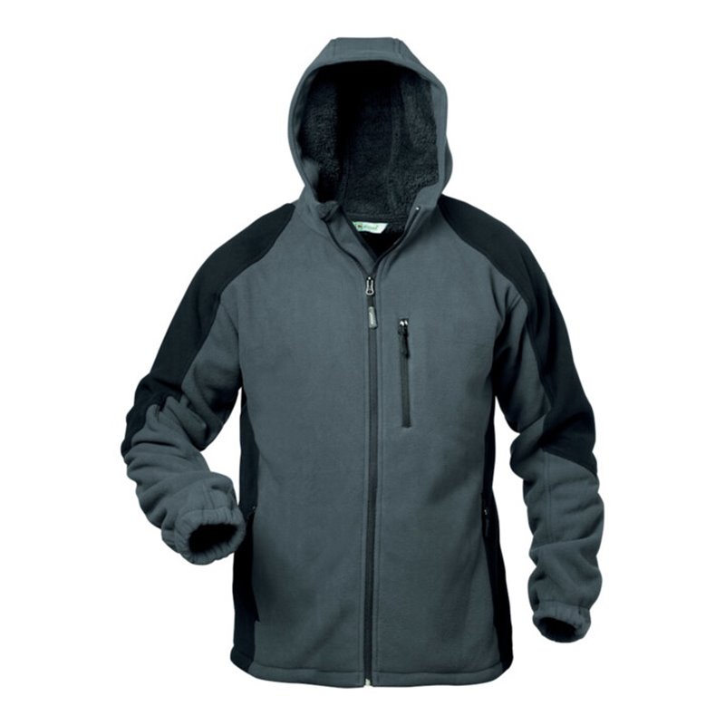 Elysee Fleecejacke Tampere Gr. XL grau/schwarz 100% PES 1 St.