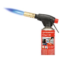 Rothenberger Lötlampe Rofire Piezo 1950Grad C mit Gaskartusche Multigas300