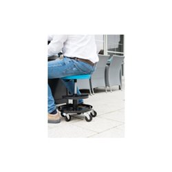 HAZET Arbeits-Sitz mit gepolsteter Sitzfläche, 150 kg Tragkraft