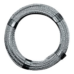 Drahtseil verz.D.5mm L.100m 6x12+1FE Mindestbruchkraft 9,19kN