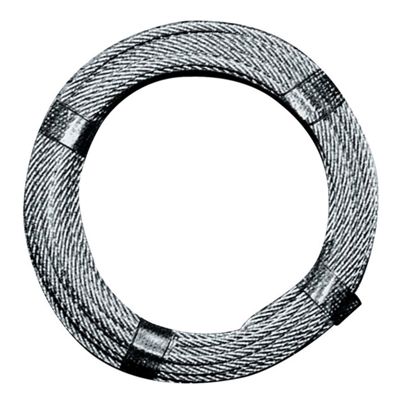 Drahtseil D.8,0mm L.40m 6 x 12+1 FE Bruchkraft 23,54 kN Stahl,verz.