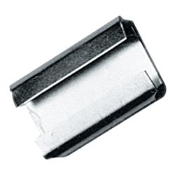 Verschlusshülsen B.13xL.28mm verzinkt C-Form f. Verpackungsbandeisen