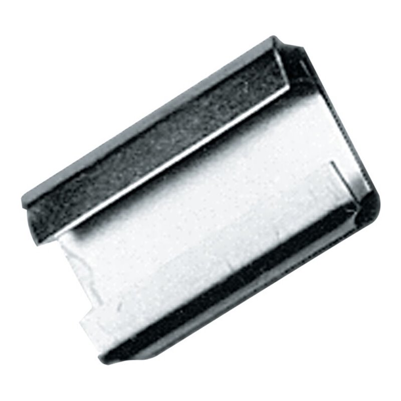 Verschlusshülsen B.13xL.28mm verzinkt C-Form f. Verpackungsbandeisen