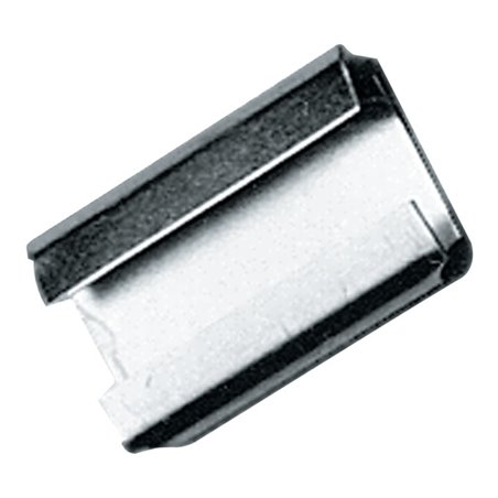 Verschlusshülsen B.13xL.28mm verzinkt C-Form f. Verpackungsbandeisen