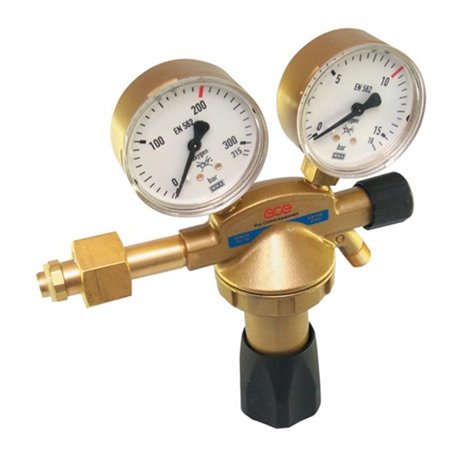 Flaschendruckminderer 200 bar, 1 stufig Sauerstoff G 1/4 10/16bar