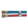 Gasschlauch montiert CO²/Acetylen 6,3x5,0/8,0x3,5 bds. Ü-Mutter LH1/4 /LH3/8 25m