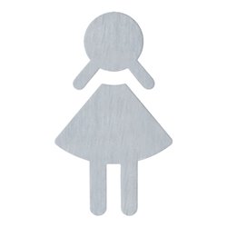 HEWI Symbol Frau 710XA.150.2 VA Farb-Nr.XA B.87mm H.150mm S.1,5mm