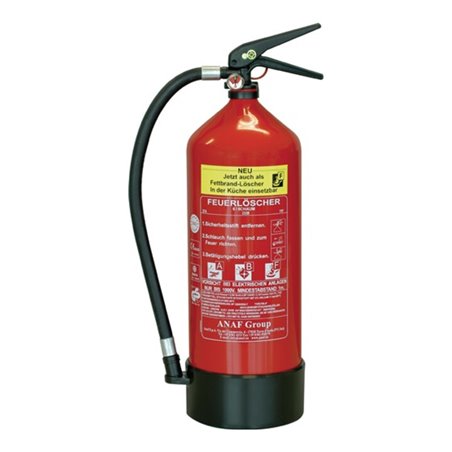 Schaumfeuerlöscher FLS 3460 6l Brandkl.27 A 233 B 75 F m.Manometer,m.Halter GEV