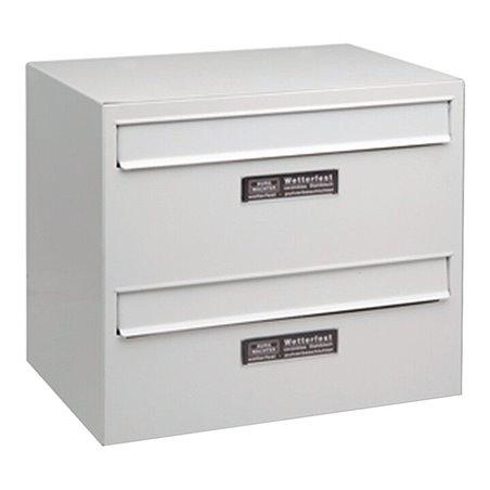 Burg-Wächter Briefkasten Dual Back 822/3822 H.360mm B.407mm T.298mm VA STA DIN C4
