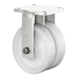 Bockrolle D.100mm Tragfähigkeit 800kg Polyamidrad Platte 150x110mm