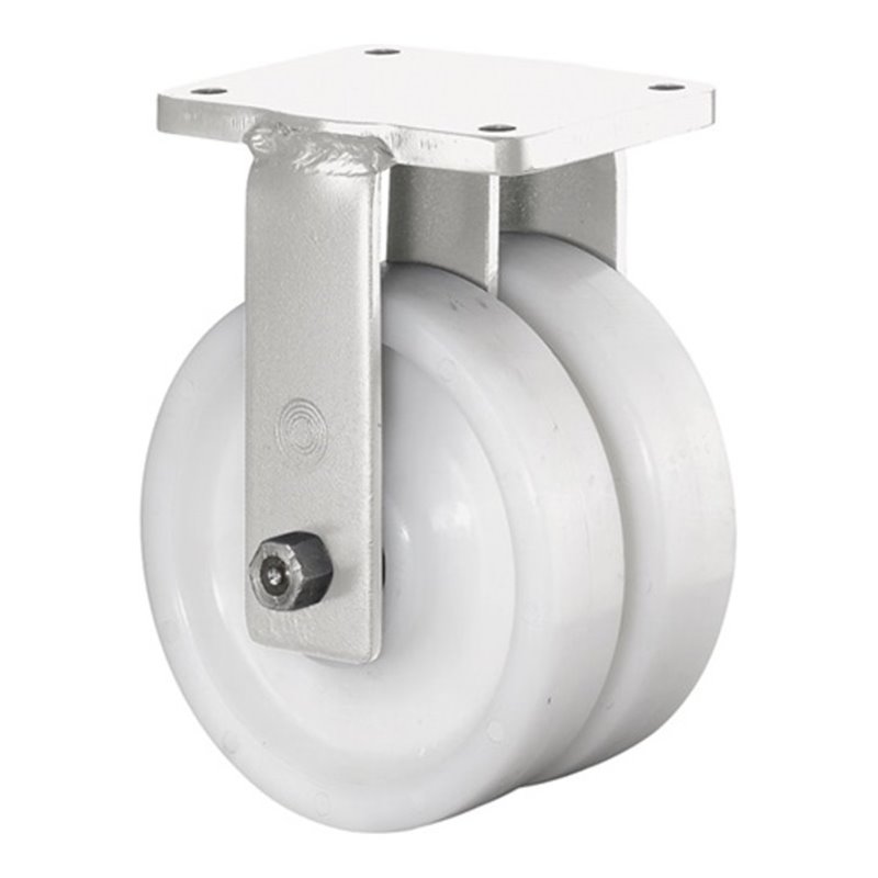 Bockrolle D.100mm Tragfähigkeit 800kg Polyamidrad Platte 150x110mm