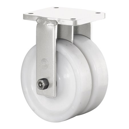 Bockrolle D.100mm Tragfähigkeit 800kg Polyamidrad Platte 150x110mm