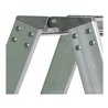 MUNK Aluminium-Stufenstehleiter beidseitig begehbar mit relax Step