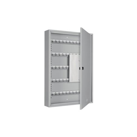 Format Schlüsselschrank S H550xB380xT140mm 1-türig Zylinderschl.Anz.Hak.200