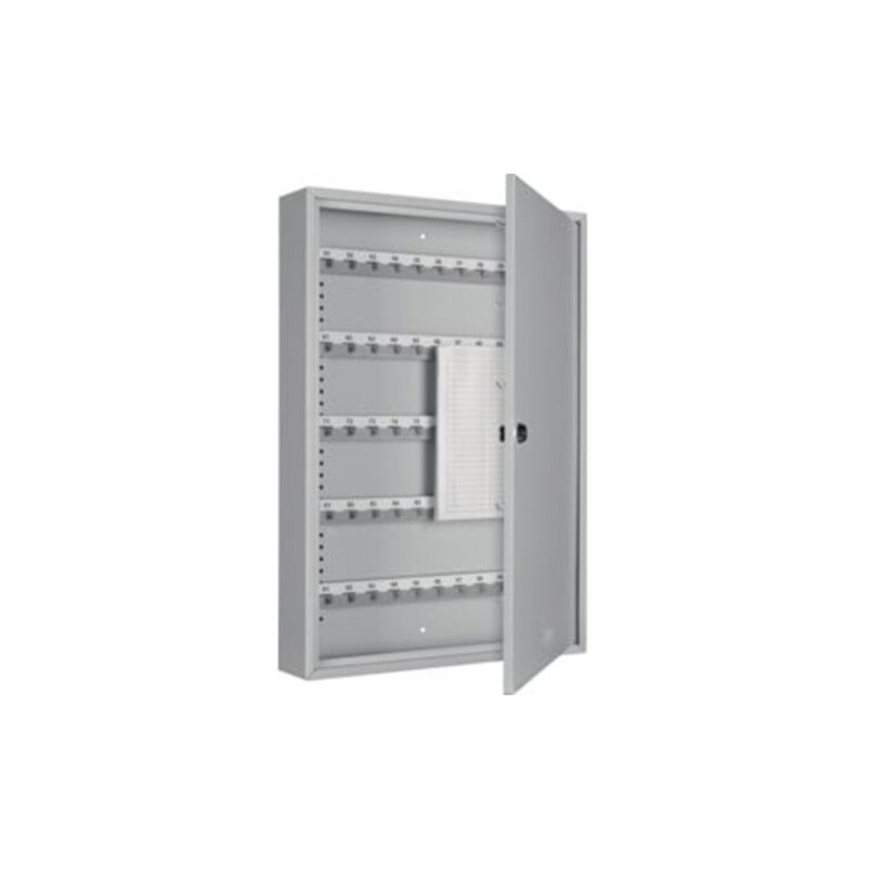 Format Schlüsselschrank S H550xB380xT80mm 1-türig Zylinderschl.Anz.Hak.100