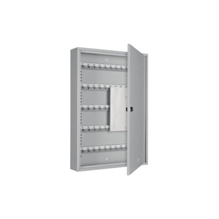 Format Schlüsselschrank S H550xB380xT80mm 1-türig Zylinderschl.Anz.Hak.100