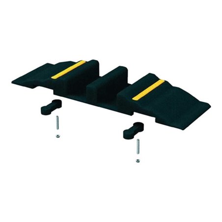 Grüner Schlauchbrücke Vollgummi max.D.75mm f.Baustellen/Volksfeste/ Konzerte