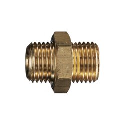 ewo Doppelgewindenippel MS AG G 3/8xG 1/2 Zoll