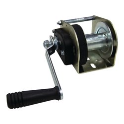 Seilwinde Zugkr.500kg Seil-D.4mm Seilaufnahme 10m selbstbremsend verz.