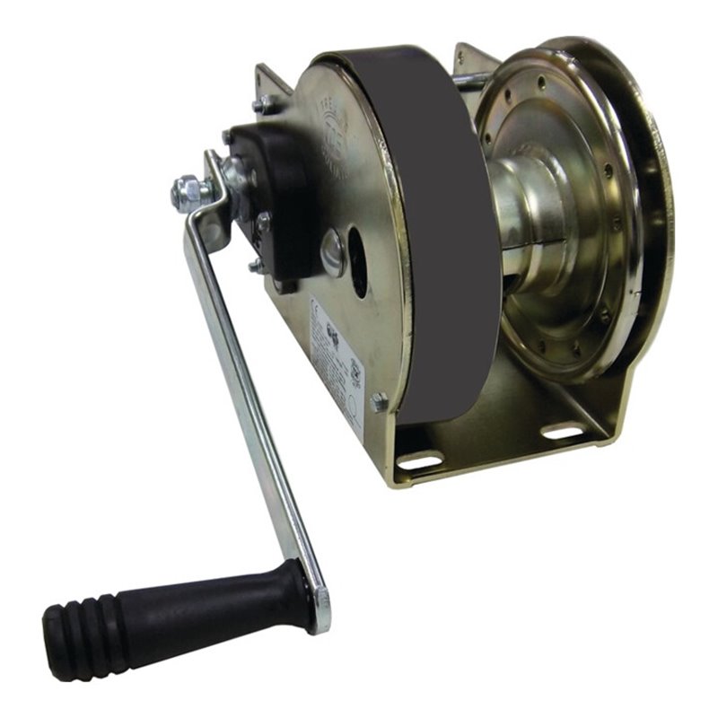 Seilwinde verzinkt ohne Seil Zugkraft 1500kg selbstbremsend Din 3051/3060
