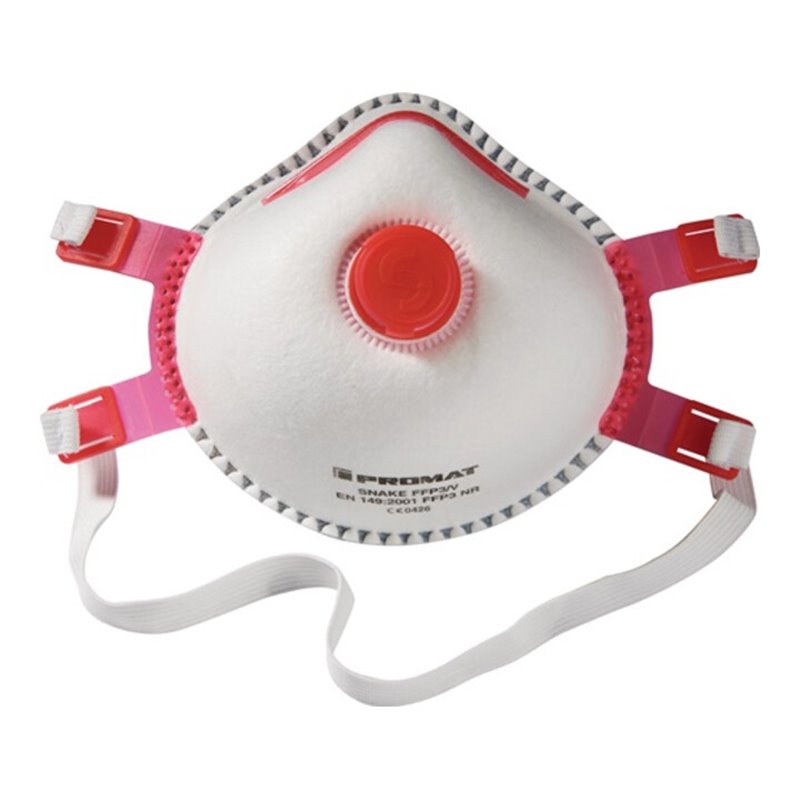 Atemschuztzmaske Snake FFP3/V m.Ventil b.30xAGW-Wert