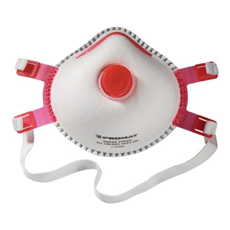 Atemschuztzmaske Snake FFP3/V m.Ventil b.30xAGW-Wert