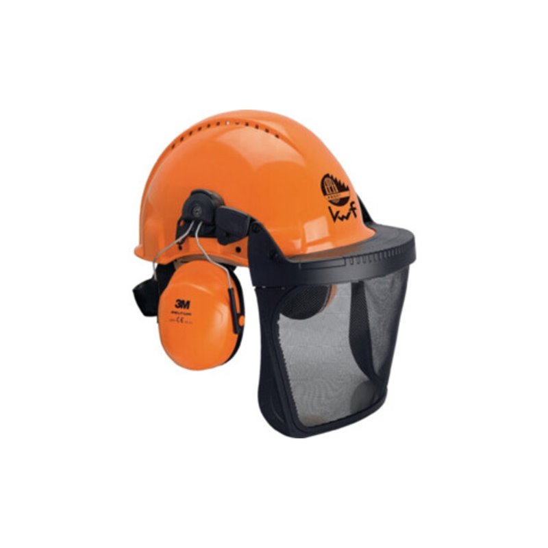 3M Forstschutzhelm G3000M, mit Gehörschutz H31P3E und Visier