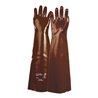 PVC-Handschuhe Vielzweck-Petroben 133 Gr.9 rotbraun BW-Trikot EN 388 Kat.II