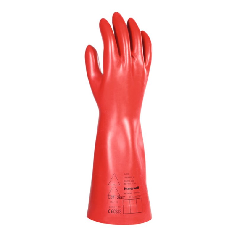 Honeywell Elektrikerhandschuhe Gr.9 max.1000V Latex L.410mm m.Prüfstempel