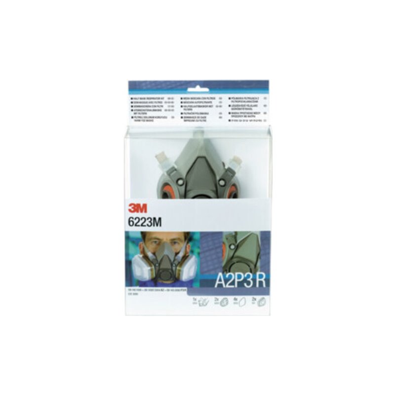 3M Atemschutz-Halbmasken-Set 6223 M 9 tlg.