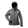 Damensoftshelljacke Hestia Gr.38 grau/schwarz 96%PES/4 %EL