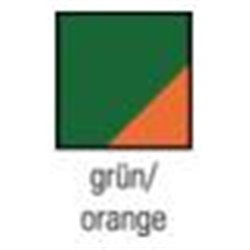 Freischneiderlatzhose Gr.46/48 grün/orange m.Hosenträger
