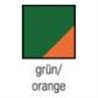 Freischneiderlatzhose Gr.46/48 grün/orange m.Hosenträger