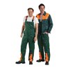 Forstschutzlatzhose Gr.62/64 gruen/orange reissfest wasserabweisend