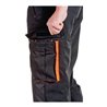 Asatex Forst-Hose-Softshell Gr.L EN 381-5 Form A Kl.1 schwarz/orange