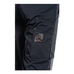 Asatex Forst-Hose-Softshell Gr.L EN 381-5 Form A Kl.1 schwarz/orange