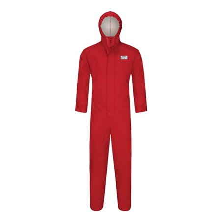 Schutzoverall Gr.L rot Concept 2800 Chemikalienschutz KIND m.Kapuze