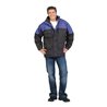 Jacke Gr.XL blau/schwarz 100% Oxfort Nylon