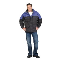 Jacke Gr.L blau/schwarz 100% Oxfort Nylon