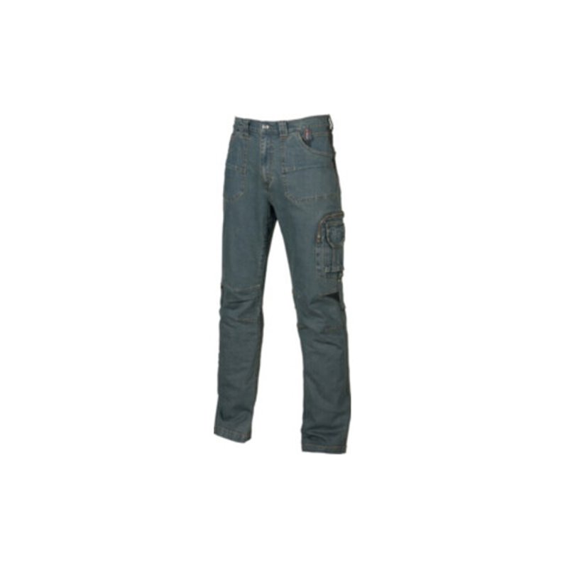 FHB WILHELM Stretch-Jeans Arbeitshose schwarzblau