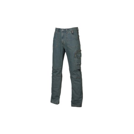 FHB WILHELM Stretch-Jeans Arbeitshose schwarzblau