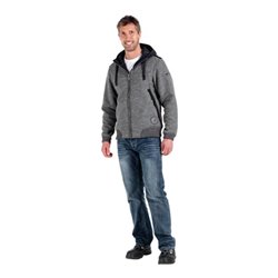 Pullover- Jacke Felipe Gr.XL, anthrazit, 60%PES/40%Wolle