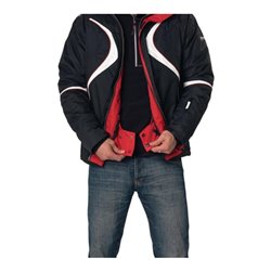 Skijacke Gr.M, schwarz, wind-/wasserdicht