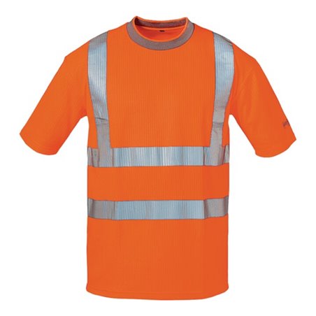 Elysee Warnschutz T-Shirt Pepe Gr.M orange 80% PES/20% BW