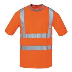 Elysee Warnschutz T-Shirt Pepe Gr.XXL orange 80% PES/20% BW