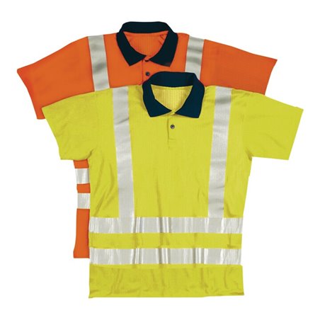 Warnschutzpoloshirt Gr.XL orange PREVENT