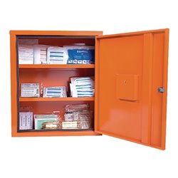 Söhngen Verbandschrank orange 490x560x200mm Feinblech 1türig