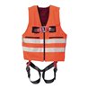 MAS Warnweste mit Auffanggurt MAS 33 Quick 2-Punkt für Größe 44-54